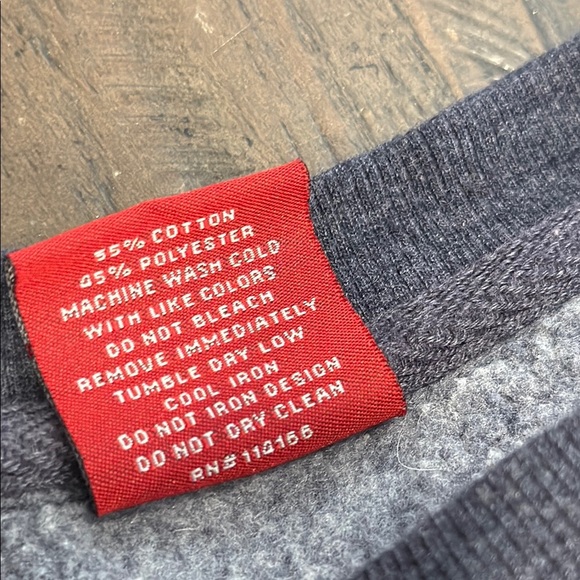 Colosseum Small West Virginia Mountaineers Blue and Yellow Varsity Sweatshirt - Picture 7 of 9